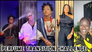 Viral Perfume Transition challenge on Tiktok, who won?? Purple speedy 💜 Vs Tongue Teaser 🔥Chrispdal