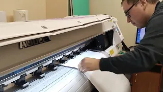 Как правильно запускать утром интерьерный принтер Audley S2000