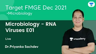 Microbiology - RNA Viruses E01 |  FMGE Dec'21 | Let's crack NEET PG | Dr.Priyanka Sachdev
