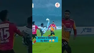 "That would have been goal of the season" 𝗪𝗛𝗔𝗧 𝗔𝗡 𝗔𝗧𝗧𝗘𝗠𝗣𝗧 by Big Bart! 🥵 | #shorts#HeroISL  #goal