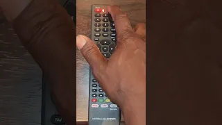 how to set universal LCD/LED TV remote control (RM-014S+)  with a one-to-one search.