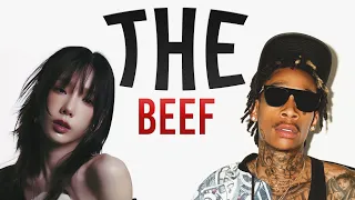 the beef between taeyeon and wiz khalifa