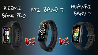 Xiaomi Redmi Band Pro vs Xiaomi Mi Band 7 vs Huawei Band 7 REVIEW