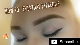 Everyday Eyebrow Routine || Natural Redhead (ANASTASIA BEVERLY HILLS + COLOURPOP)