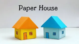 How To Make Paper Home Easily For Craft Creator - Origami House Making Video #papercraft #paperhouse