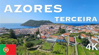 Angra do Heroísmo 4K, Terceira Island, Azores, Portugal - Walking Tour - September 2023