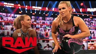 Natalya dumps Lana loss to Mansy Rose & Dana Brooke :RAW...