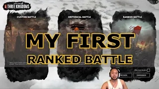 Winning My First Ever Ranked Battle | Full Match With Commentary | Total War Three Kingdoms TW3K PC