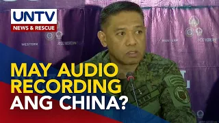 Record ng umano'y phone call, hindi magpapatunay sa 'new model' claim ng China - Gen. Brawner