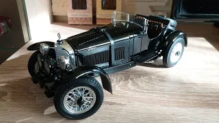 Mercedes-Benz SSK 1928 Bburago 1:18 Редкая максимальная комплектация и доработка модели.