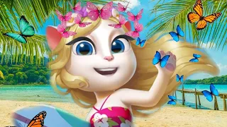 My talking Angela - Summer beach dance ☀🌈🌻🏝💃🏻💘