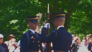 See what it's like to guard the Tomb of the Unknowns