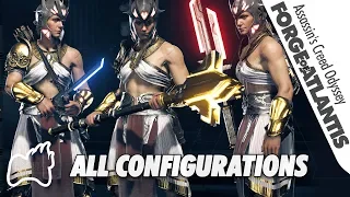 Assassin's Creed Odyssey FORGE of Atlantis ALL Legendary Weapon Configurations (See Description)