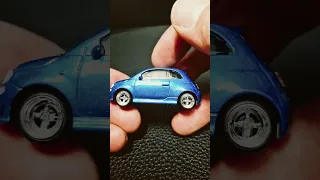 Fiat 500 Custom Wheels Matchbox Hotwheels Diecast