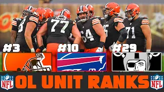 Ranking Every NFL Offensive Line From WORST To FIRST for 2022