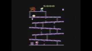 Donkey Kong (Atari 2600) Gameplay