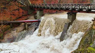 Cascada 3Bis Băile Olănești după o ploaie puternica