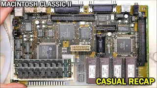 Let's recap a Macintosh Classic II motherboard