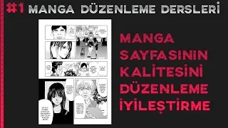 Manga Sayfasının Kalitesini Düzenleme, İyileştirme | Manga Düzenleme Dersleri #1