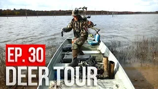 BOATING for PUBLIC LAND BUCKS,  HUSH in Deer Camp! - DEER TOUR E30