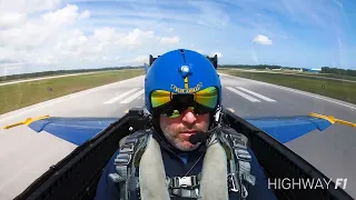 Zak Brown flies with the Blue Angels