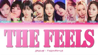 TWICE (트와이스) - The Feels Spoiler Color Coded Lyrics 가사 |ENG|