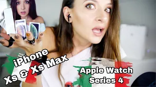 🇮🇹 iPhone Xs, Xs Max, Apple Watch Series 4 Unboxing ITA *ASMR