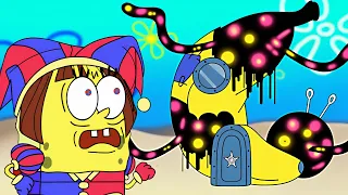 Spongebob vs Digital Circus HOUSE  ♪  Animated Music Video