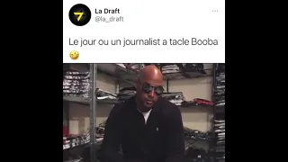 Le jour où un journaliste a taclé Booba 😭😂😂