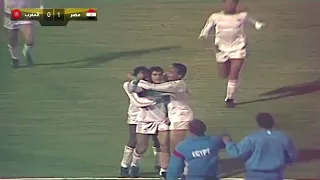 بهدف طاهر ابوزيد الصاروخى فوز مصر التاريخى على المغرب (10) كأس أمم افريقيا 1986