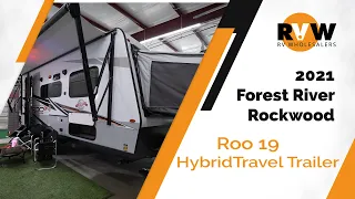 2021 Rockwood Roo 19 Hybrid Travel Trailer Walk-Through