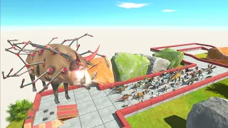 Escape from Deadly Pigs. Last Survivor - Animal Revolt Battle Simulator