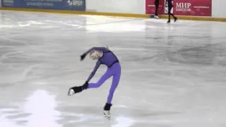 Elena Radionova, SP at practice (Russian Juniors 2013)