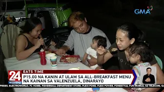 P15.00 na kanin at ulam sa all-breakfast menu na kainan sa Valenzuela, dinarayo | 24 Oras Weekend