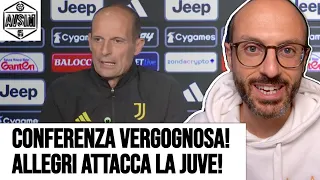 LA CONFERENZA PIÙ SQUALLIDA! Allegri calpesta la Juventus! Giornalisti compiacenti! ||| Avsim