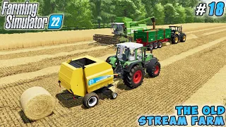 Selling Livestock Products, Harvesting Barley, Baling Straw | The Old Stream Farm | FS 22 | Tep #17