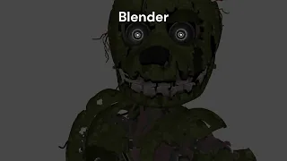 Blender VS SFM #fnaf