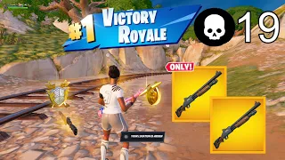 I WON Using Peter Griffin's Pump Shotgun ONLY! " Build " Gameplay🏆 ( Fortnite Chapter 5 Season 1)