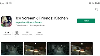 ICE SCREAM 6 : KITCHEN IS AVAILABLE ON PLAY STORE | ICE SCREAM 6 TRAILER