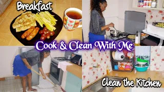 Cook and Clean With Me // Breakfast // Kitchen Cleaning Motivation // Aggie Kay