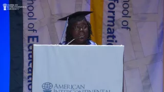 AIU Graduation 2016: Student Speaker Kay Robinson, MBA