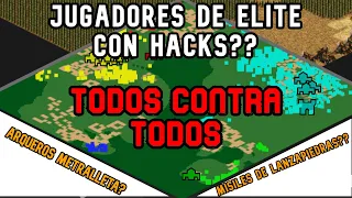 ELITES CON SUPER HACKS  FFA ALL VS ALL FORESTNOTHING AGE OF EMPIRES 2