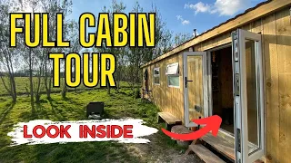 Off Grid Cabin Tour - Caravan to Cabin Renovation UK