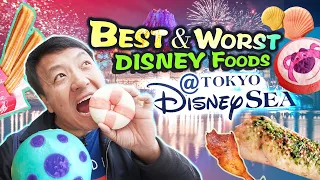 BEST & WORST DISNEY Foods at Tokyo DisneySea in Tokyo Japan