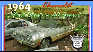 1964 Chevrolet Biscayne Revival: First Start in 20 Years? Abandoned in the Family Graveyard!