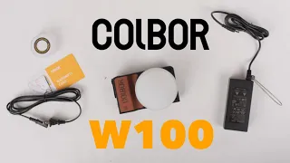 Colbor W100 Bi-Color LED Video Light | Setup Test & Review