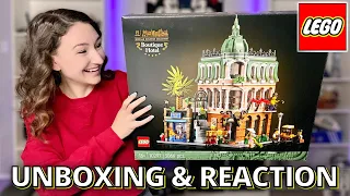THIS IS INCREDIBLE!! LEGO Modular Boutique Hotel UNBOXING & REACTION