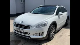 12'62 Peugeot 508 SW RXH Hybrid4 finished in Pearl White