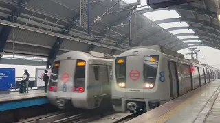 Delhi Metro, the Bombardier, the Blue Line, Dwarka Mor