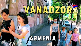 Vanadzor Armenia 🇦🇲 Tracing the Footsteps of Armenian Dynasties - Armenia Walking Tour [Armenia 4K]